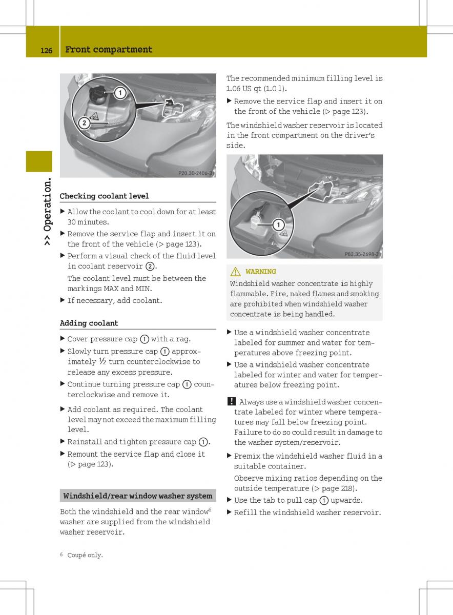 Smart Fortwo ED EV owners manual / page 128