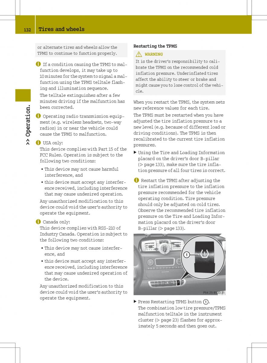 Smart Fortwo ED EV owners manual / page 134