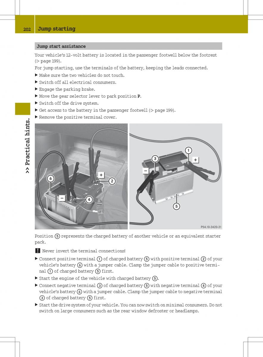 Smart Fortwo ED EV owners manual / page 204