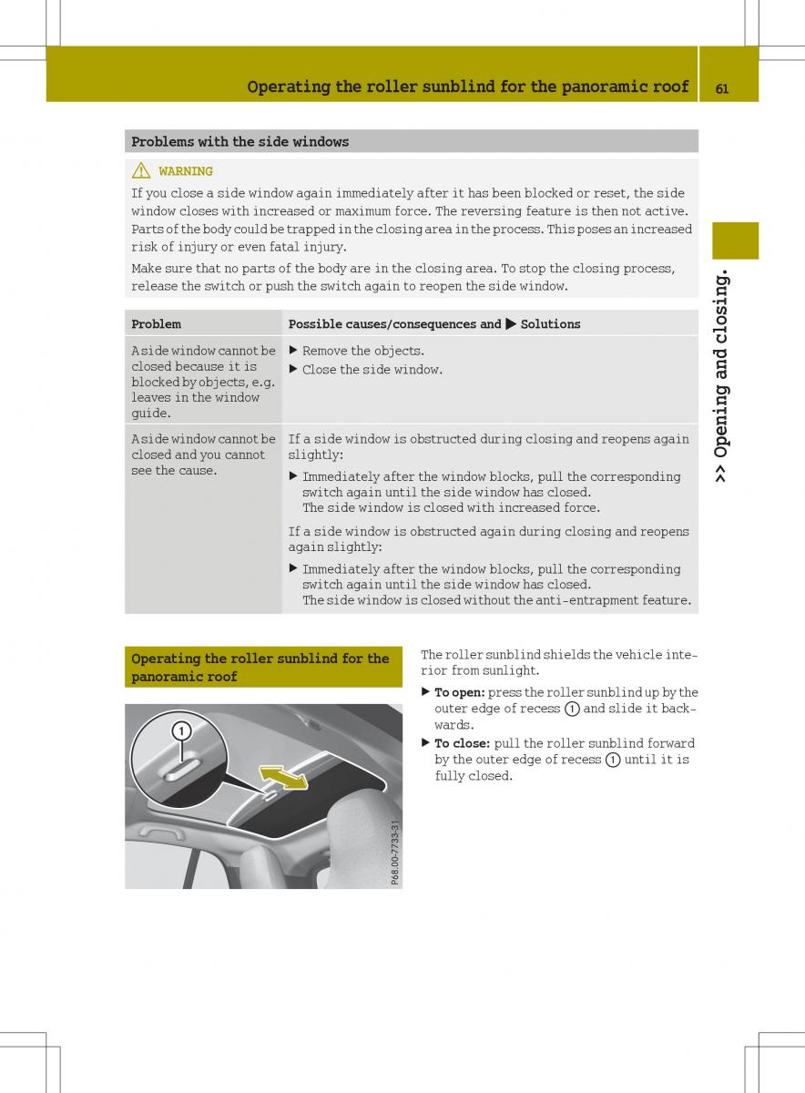 Smart Fortwo III 3 owners manual / page 63