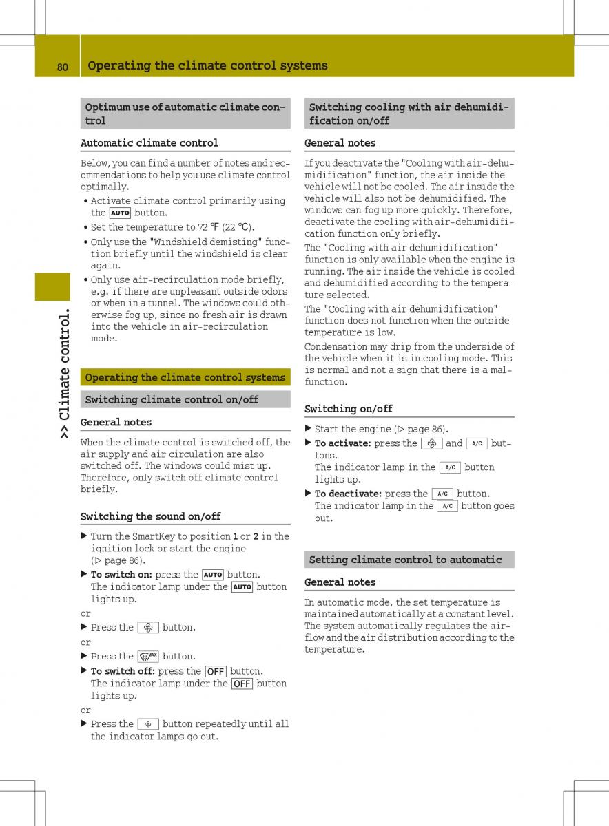 Smart Fortwo III 3 owners manual / page 82