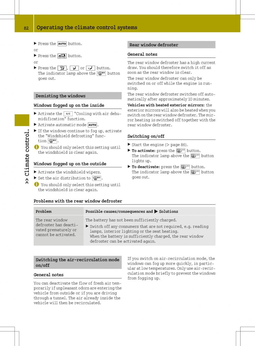 Smart Fortwo III 3 owners manual / page 84