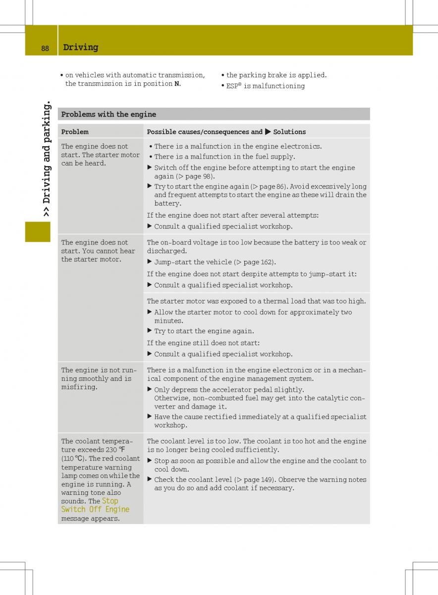 Smart Fortwo III 3 owners manual / page 90