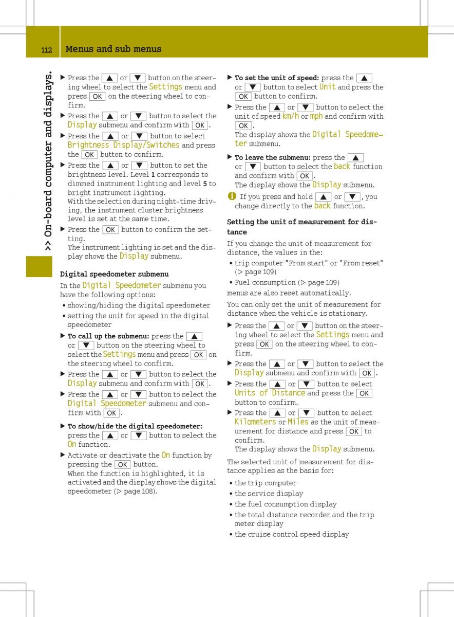 Smart Fortwo III 3 owners manual / page 114