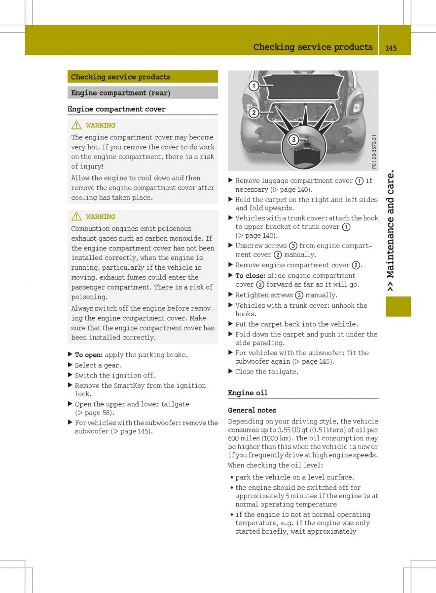 Smart Fortwo III 3 owners manual / page 147