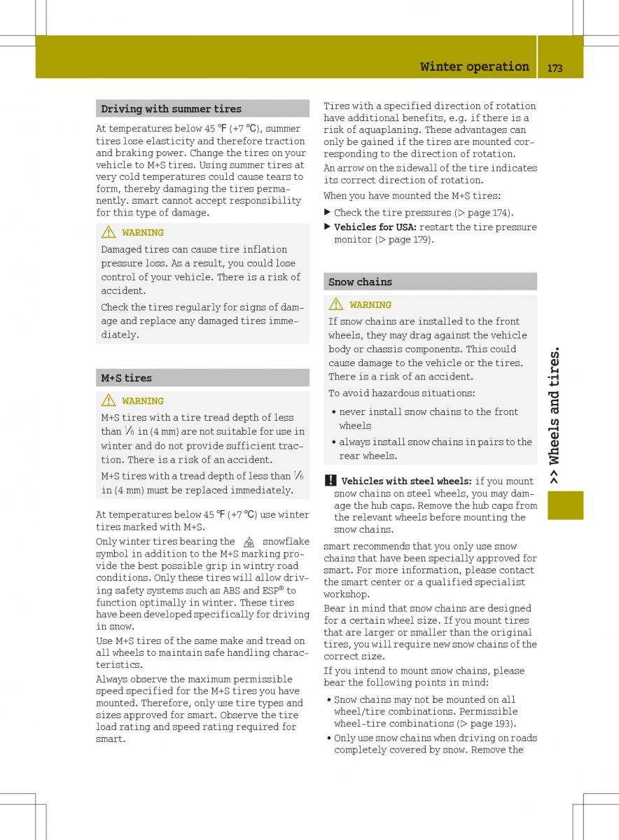 Smart Fortwo III 3 owners manual / page 175