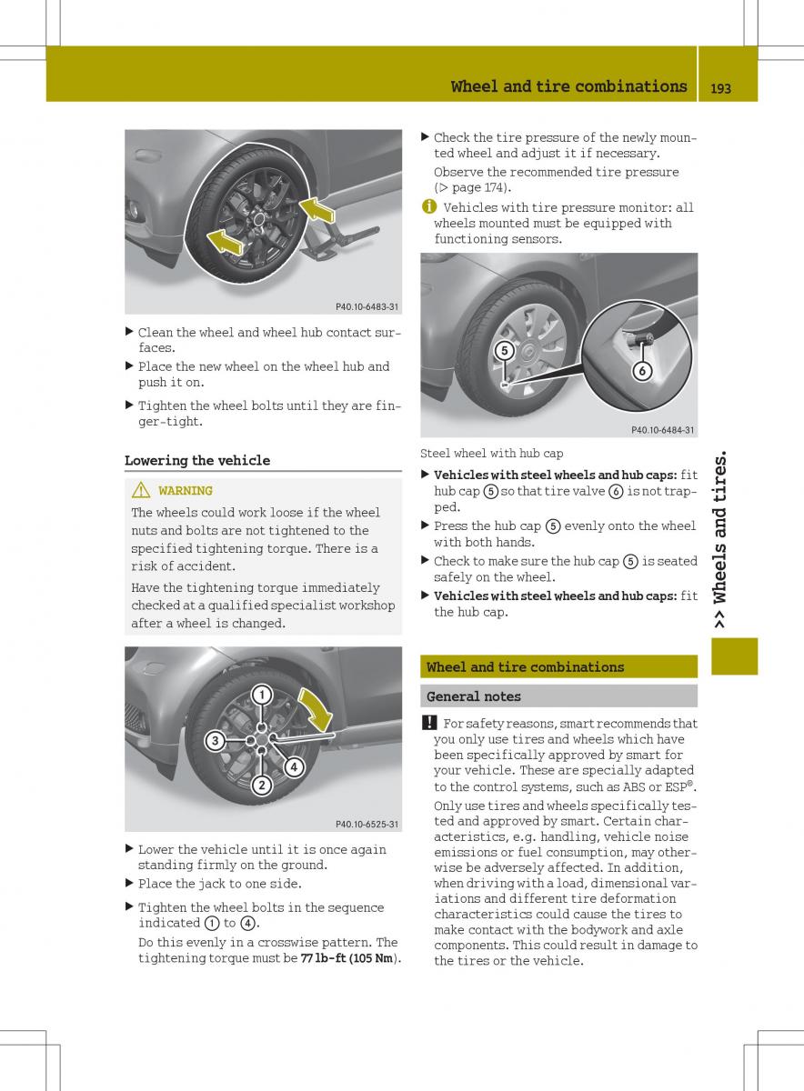 Smart Fortwo III 3 owners manual / page 195