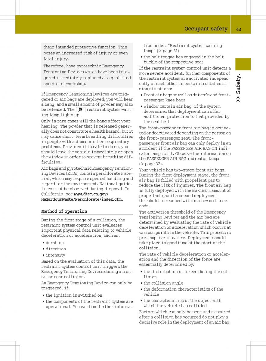 Smart Fortwo III 3 owners manual / page 45