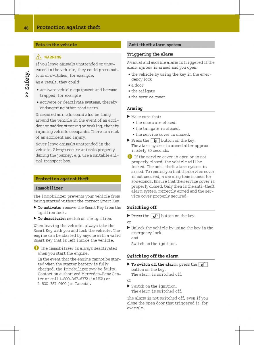 Smart Fortwo III 3 owners manual / page 50