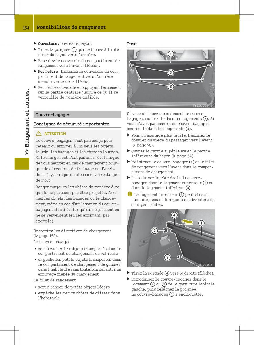 Smart Fortwo III 3 manuel du proprietaire / page 156