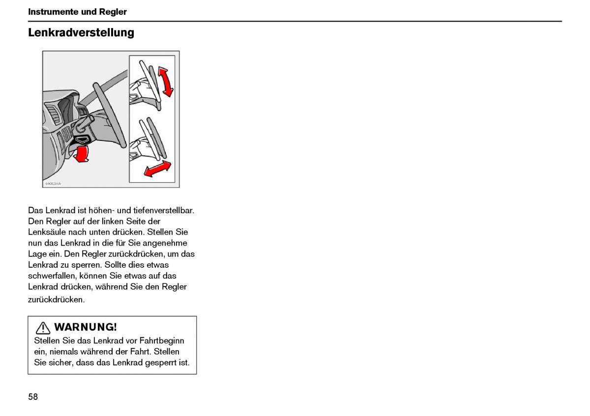 Volvo XC70 Cross Country I 1 Handbuch / page 59