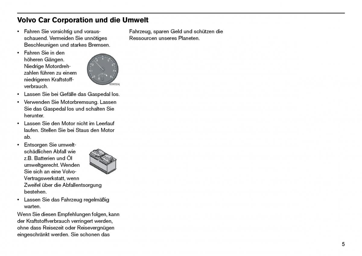 Volvo XC70 Cross Country I 1 Handbuch / page 6