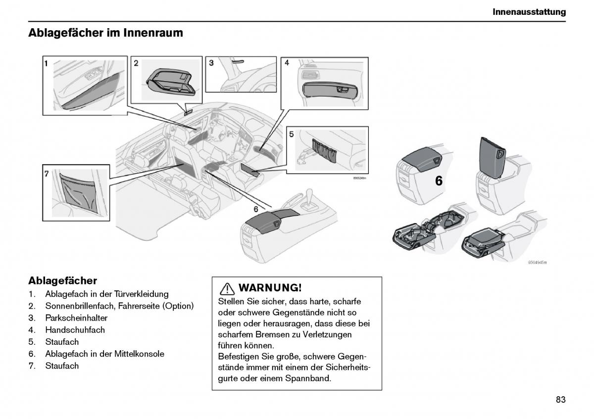 Volvo XC70 Cross Country I 1 Handbuch / page 84