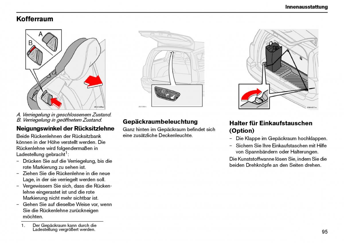 Volvo XC70 Cross Country I 1 Handbuch / page 96