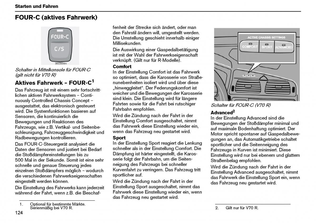 Volvo XC70 Cross Country I 1 Handbuch / page 125