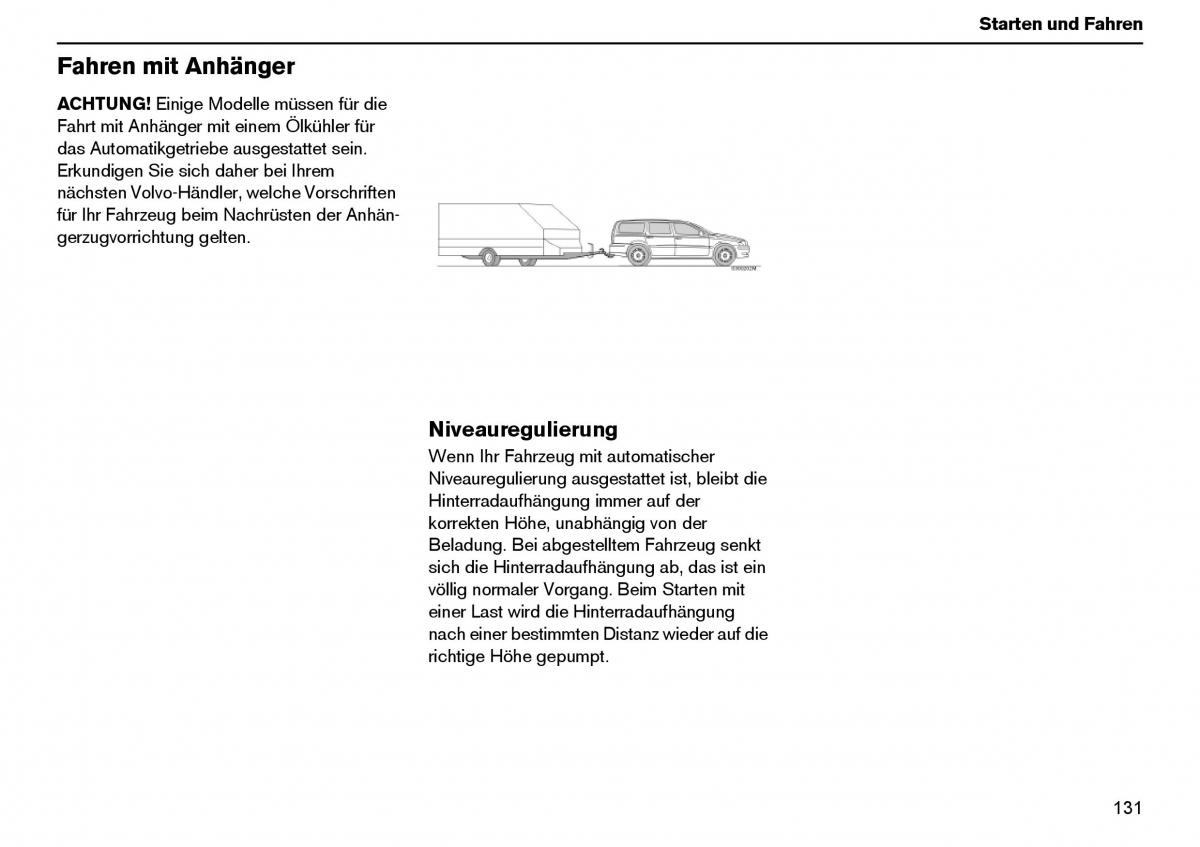 Volvo XC70 Cross Country I 1 Handbuch / page 132