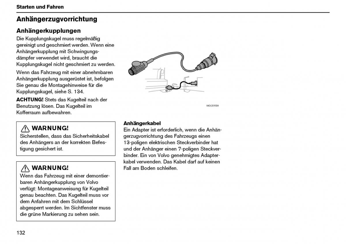 Volvo XC70 Cross Country I 1 Handbuch / page 133