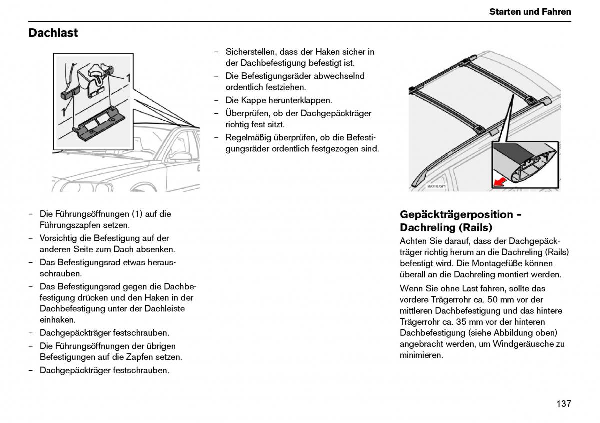 Volvo XC70 Cross Country I 1 Handbuch / page 138