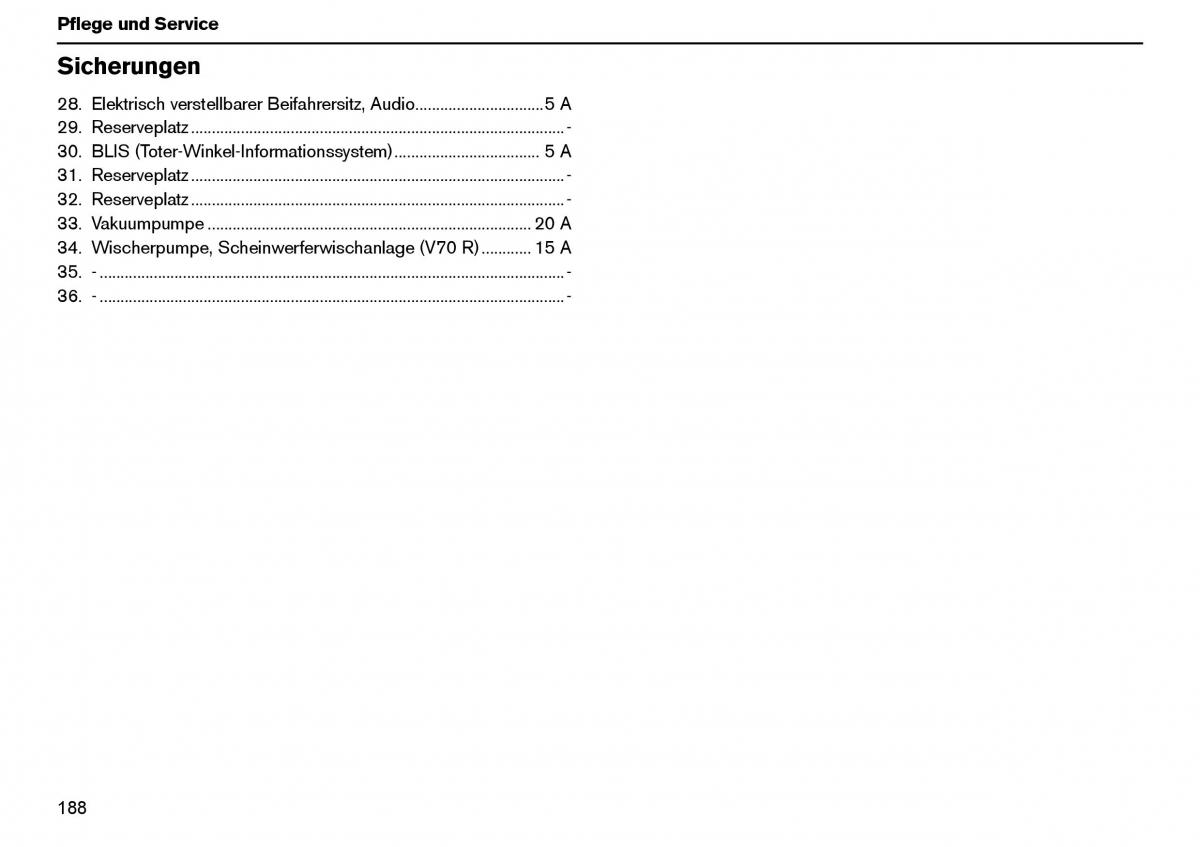 Volvo XC70 Cross Country I 1 Handbuch / page 189