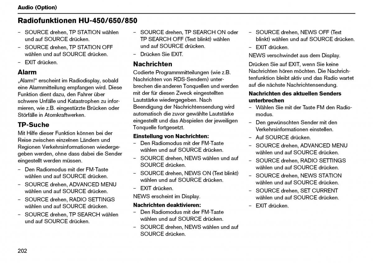 Volvo XC70 Cross Country I 1 Handbuch / page 203