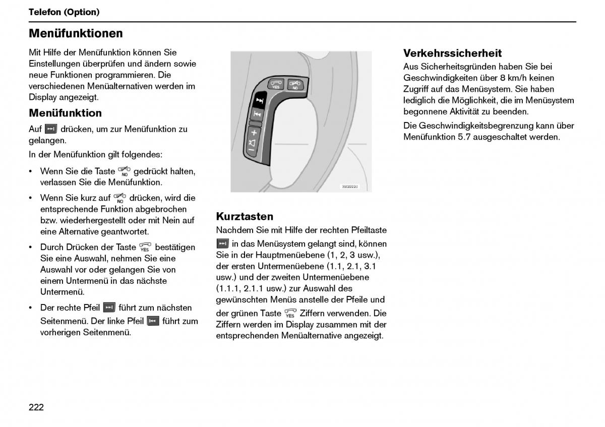 Volvo XC70 Cross Country I 1 Handbuch / page 223