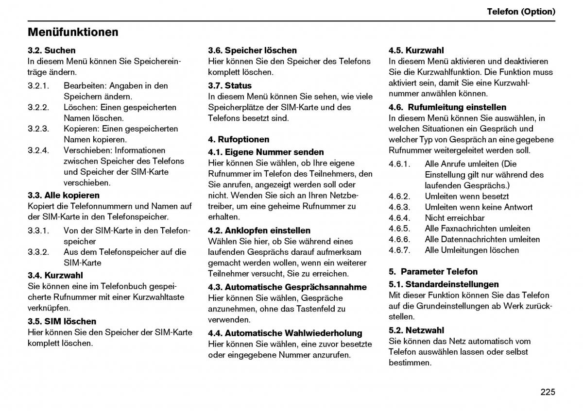 Volvo XC70 Cross Country I 1 Handbuch / page 226