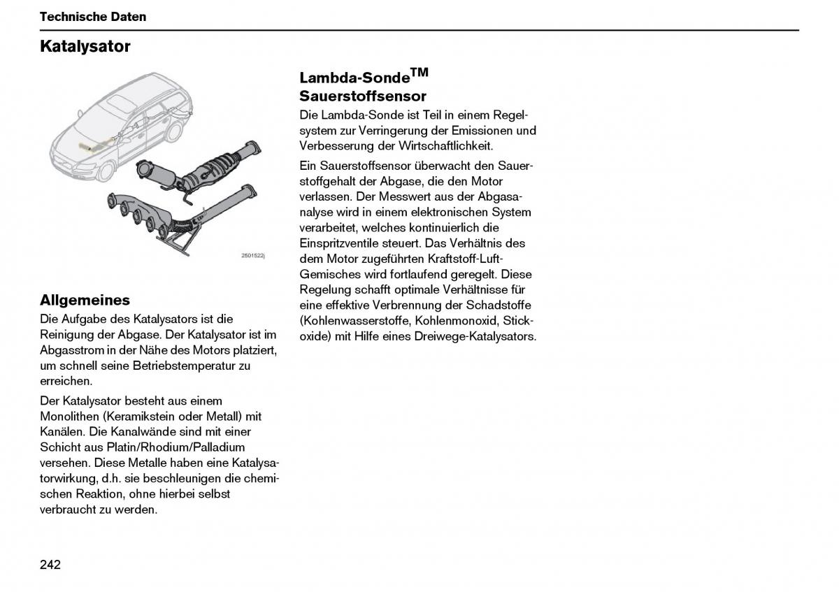 Volvo XC70 Cross Country I 1 Handbuch / page 243