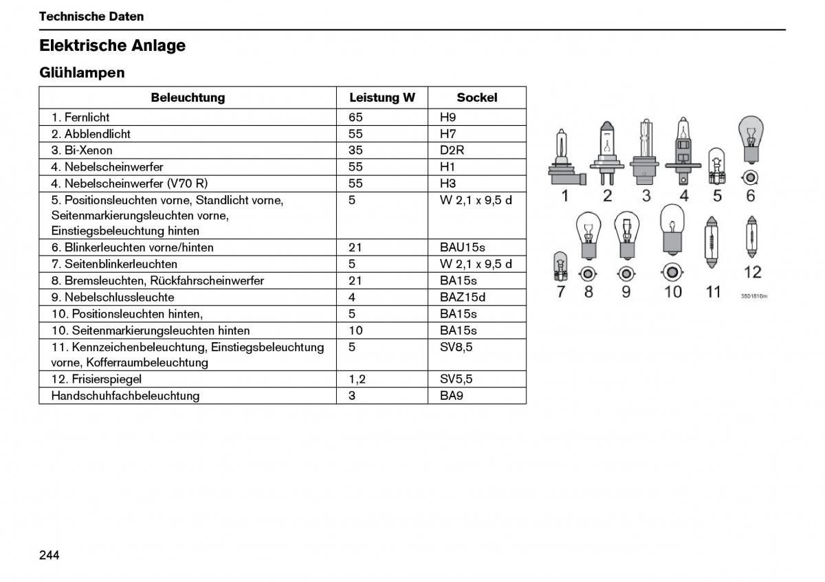 Volvo XC70 Cross Country I 1 Handbuch / page 245