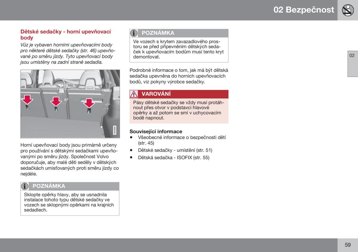 Volvo XC70 Cross Country II 2 navod k obsludze / page 61