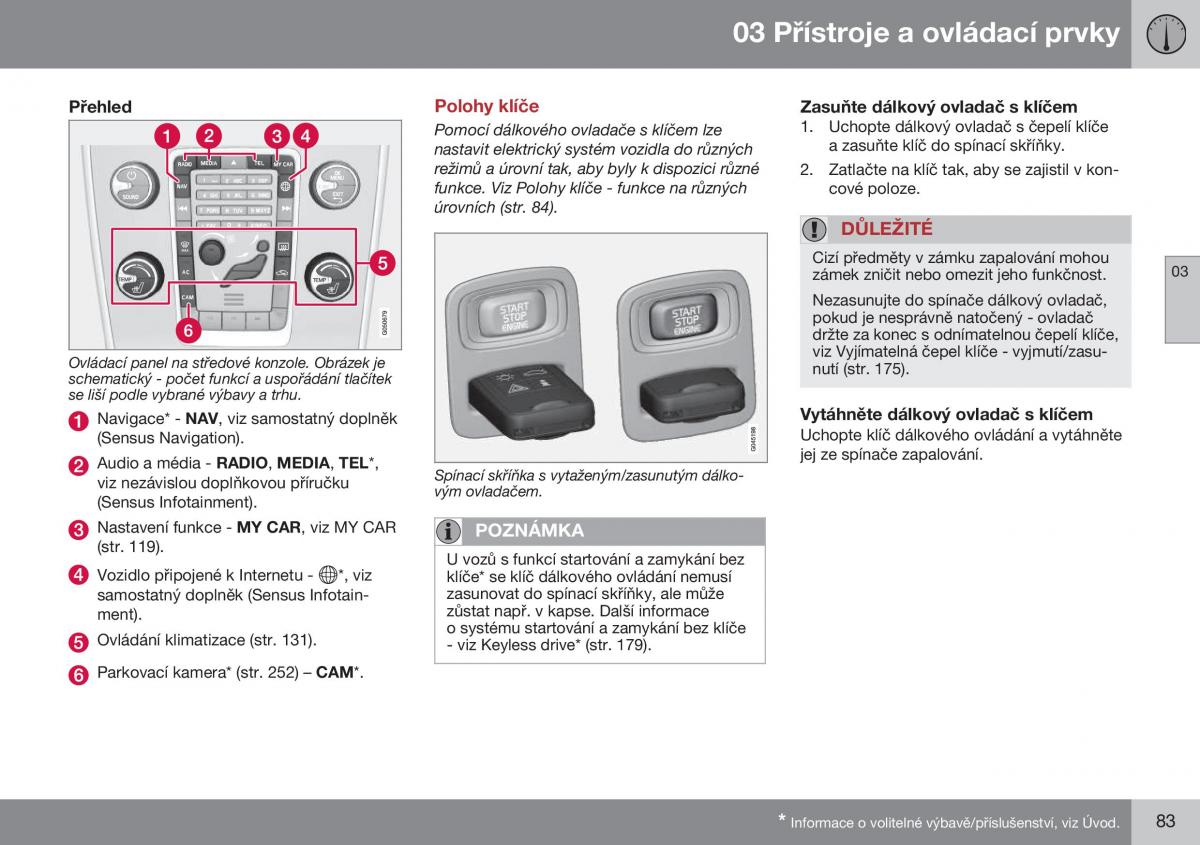 Volvo XC70 Cross Country II 2 navod k obsludze / page 85