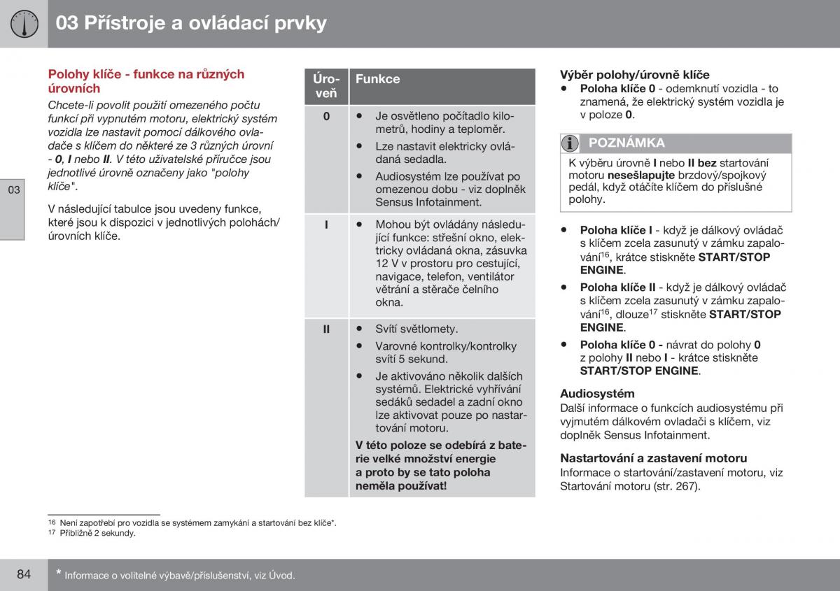 Volvo XC70 Cross Country II 2 navod k obsludze / page 86