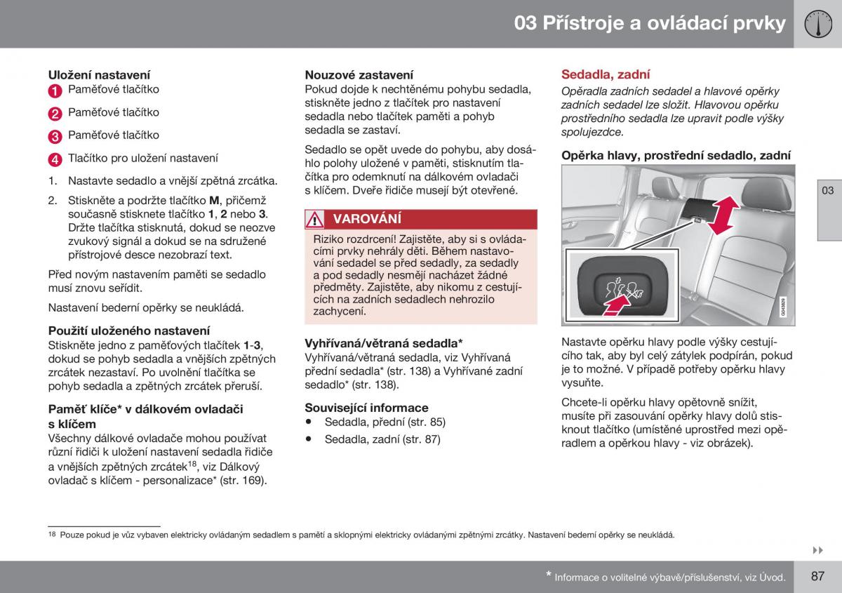 Volvo XC70 Cross Country II 2 navod k obsludze / page 89