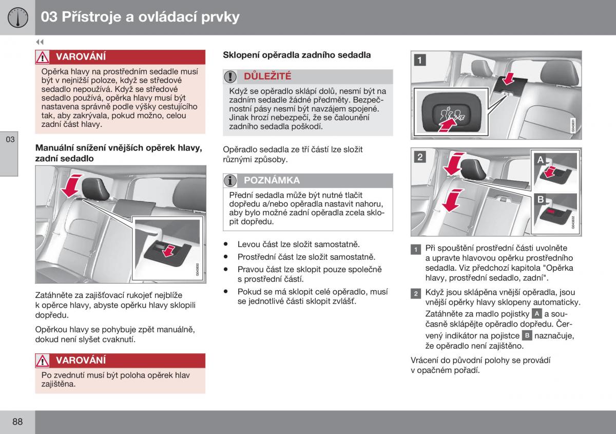 Volvo XC70 Cross Country II 2 navod k obsludze / page 90