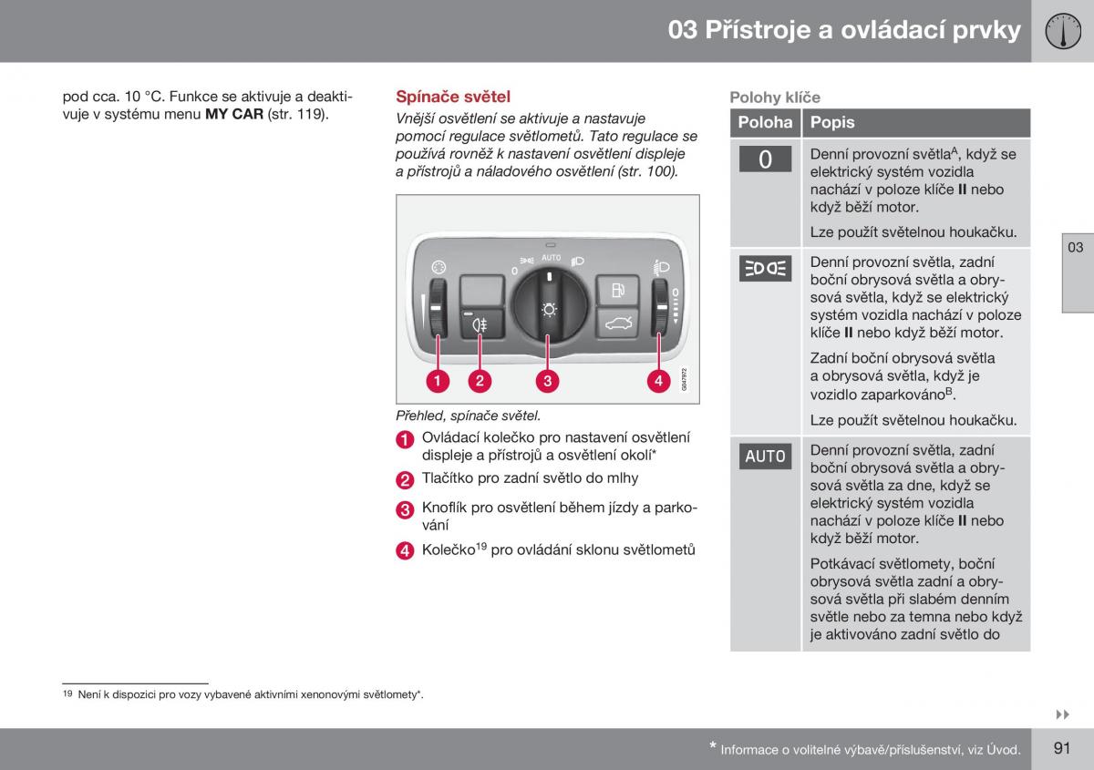 Volvo XC70 Cross Country II 2 navod k obsludze / page 93