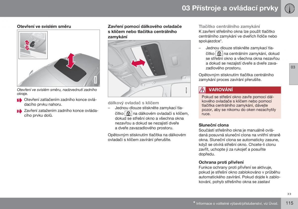 Volvo XC70 Cross Country II 2 navod k obsludze / page 117