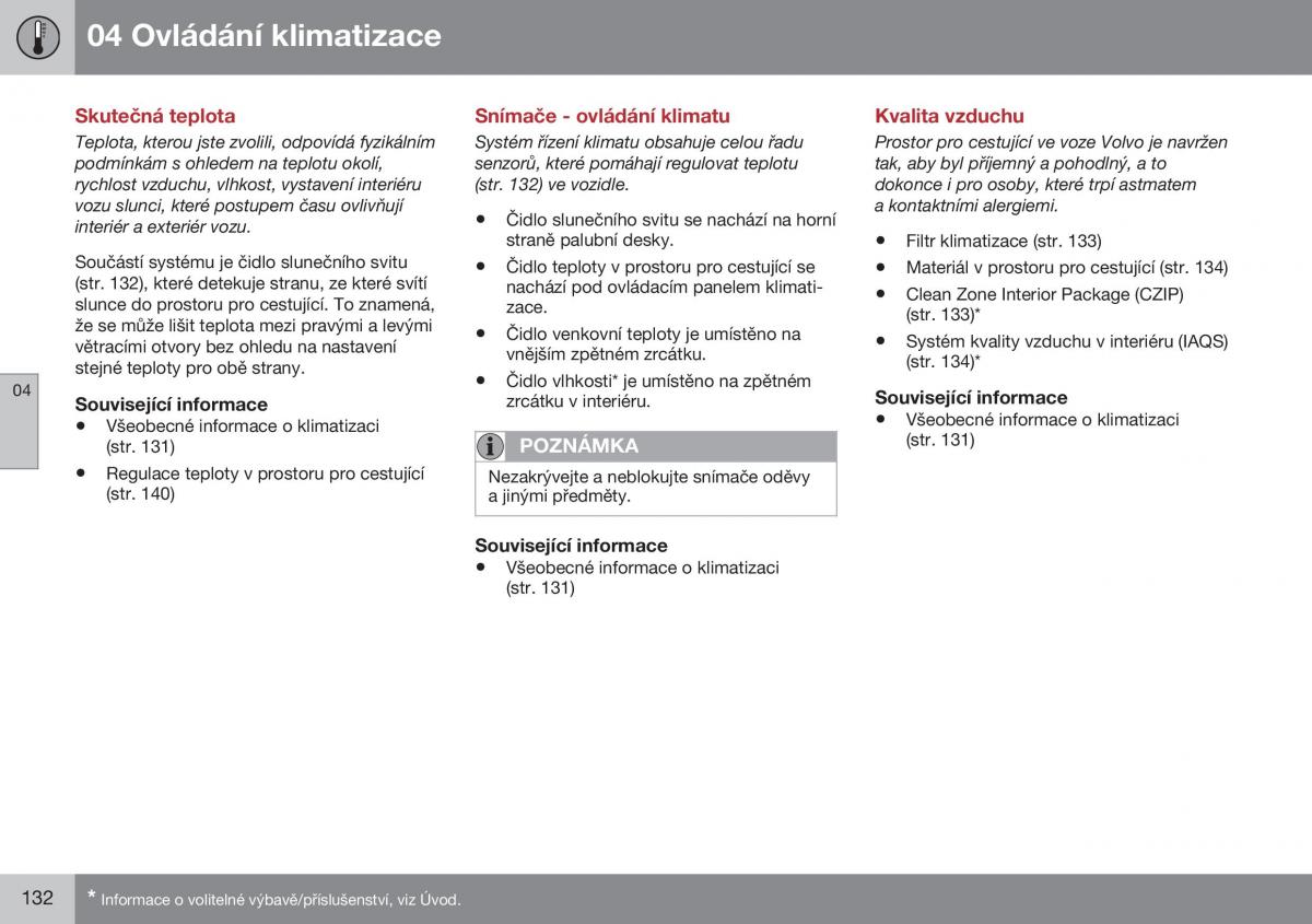 Volvo XC70 Cross Country II 2 navod k obsludze / page 134