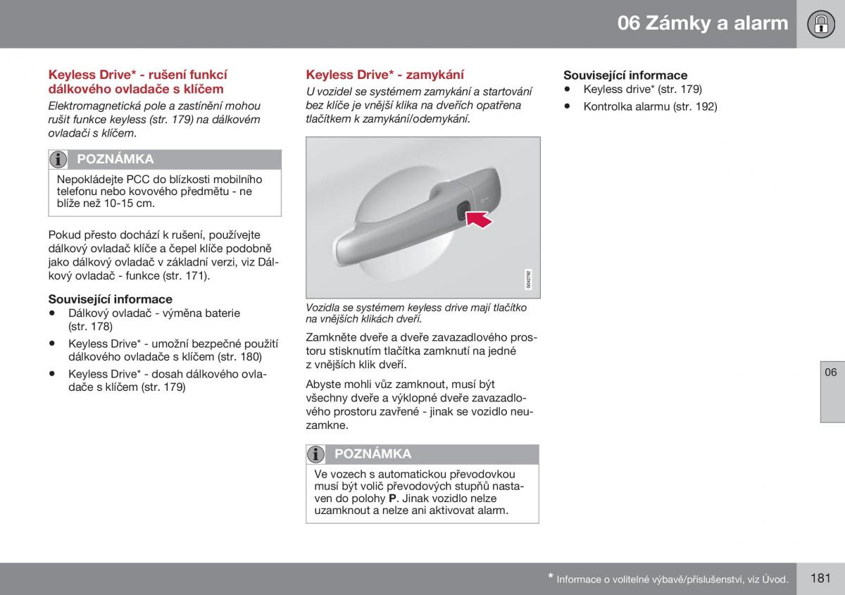 Volvo XC70 Cross Country II 2 navod k obsludze / page 183