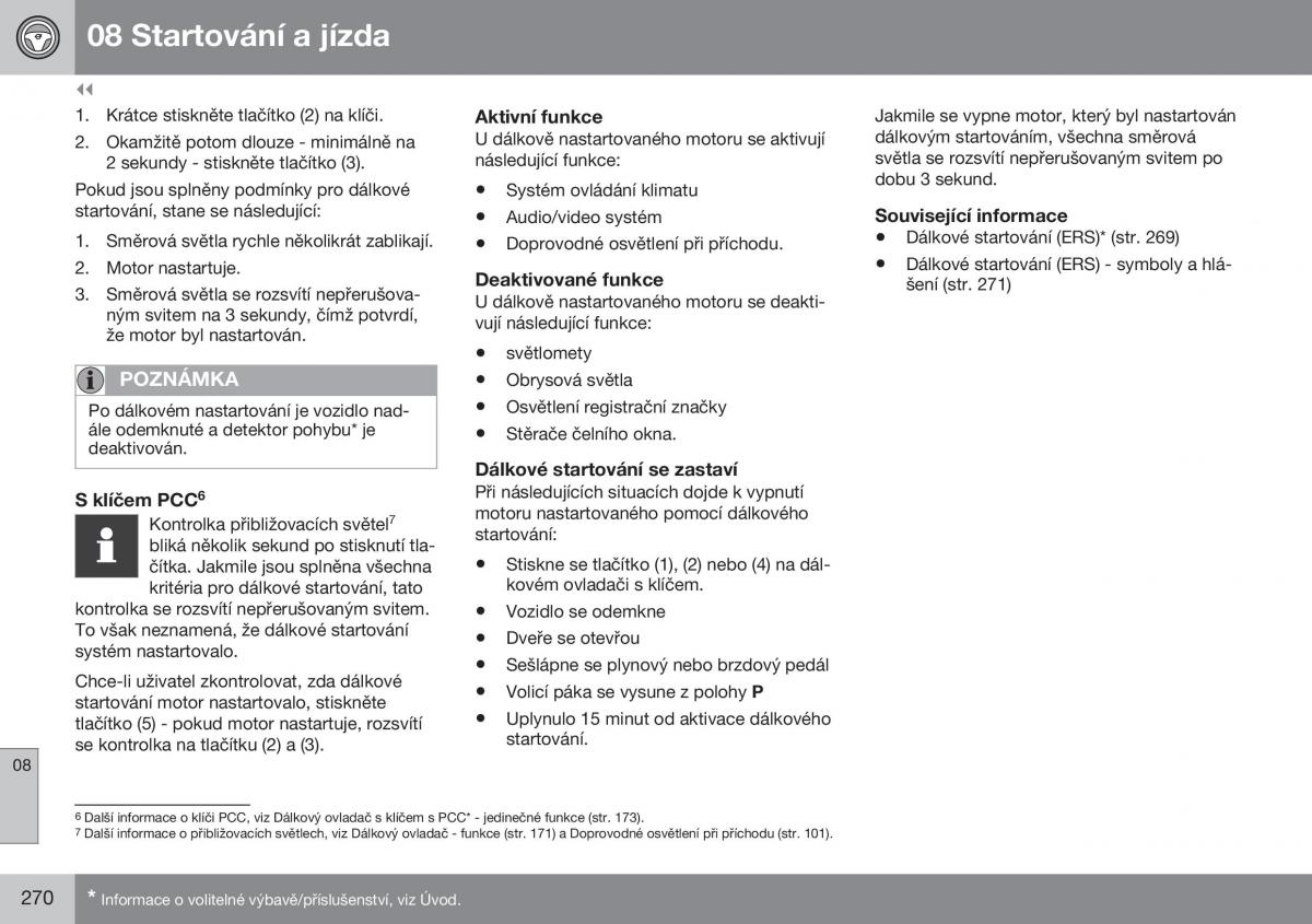 Volvo XC70 Cross Country II 2 navod k obsludze / page 272