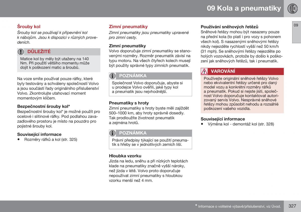 Volvo XC70 Cross Country II 2 navod k obsludze / page 329