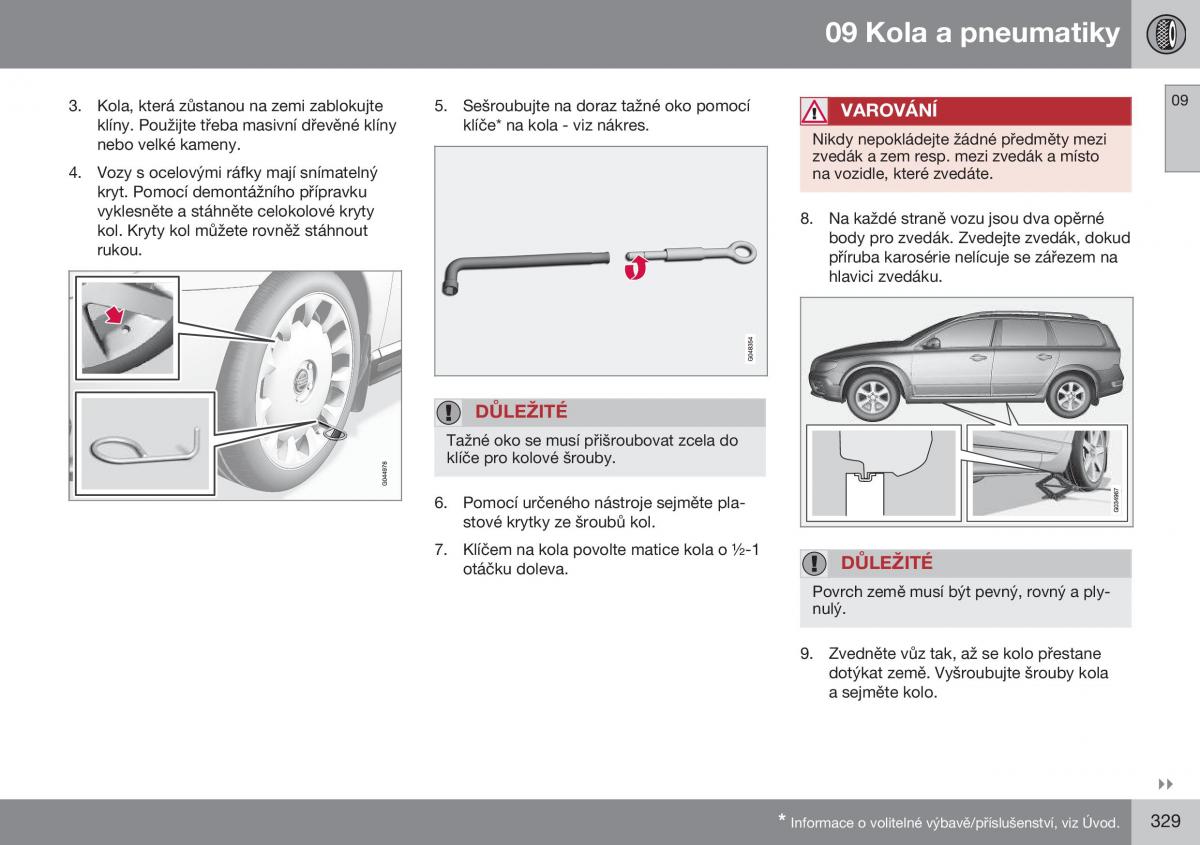 Volvo XC70 Cross Country II 2 navod k obsludze / page 331