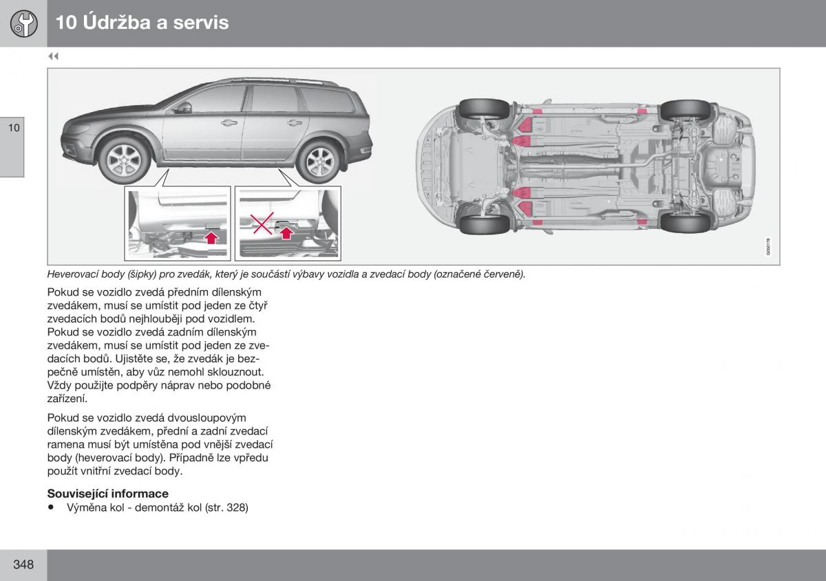 Volvo XC70 Cross Country II 2 navod k obsludze / page 350