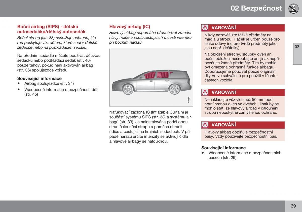 Volvo XC70 Cross Country II 2 navod k obsludze / page 41