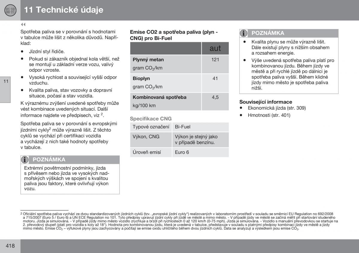 Volvo XC70 Cross Country II 2 navod k obsludze / page 420