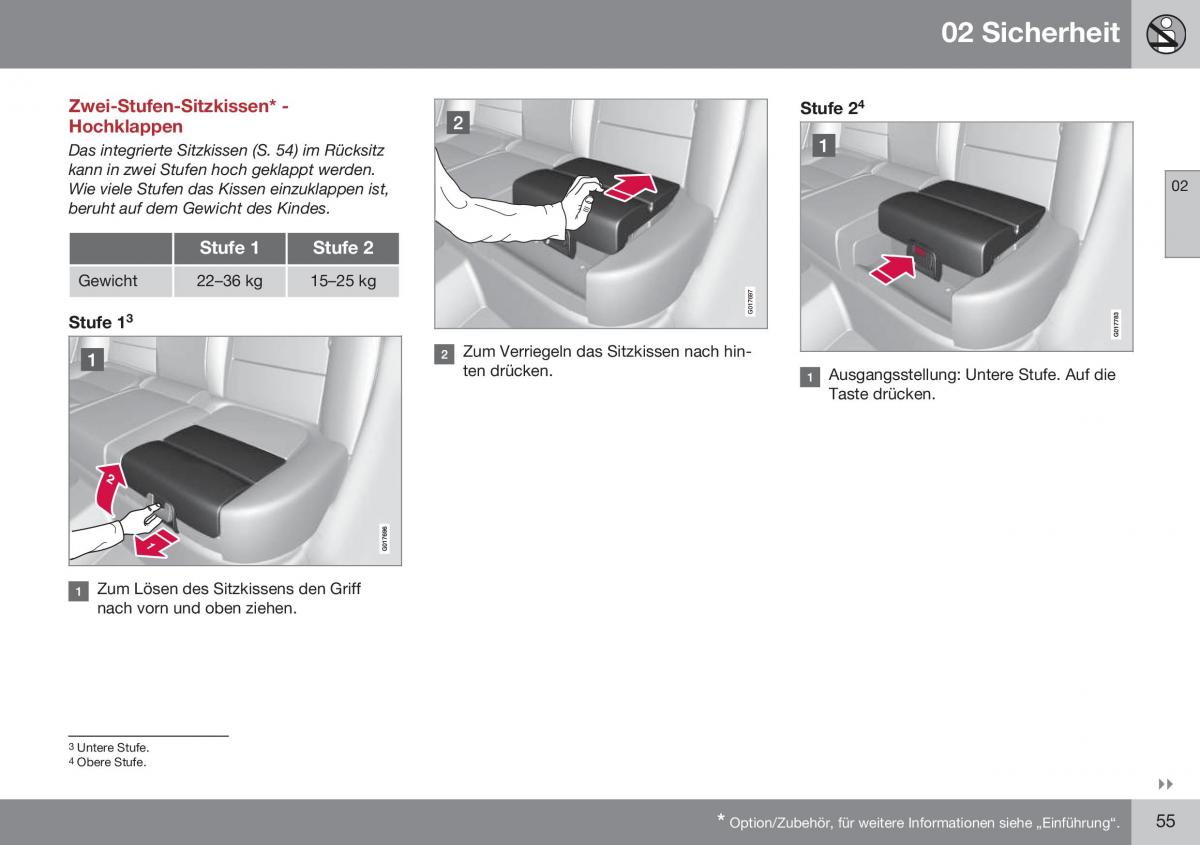 Volvo XC70 Cross Country II 2 Handbuch / page 57