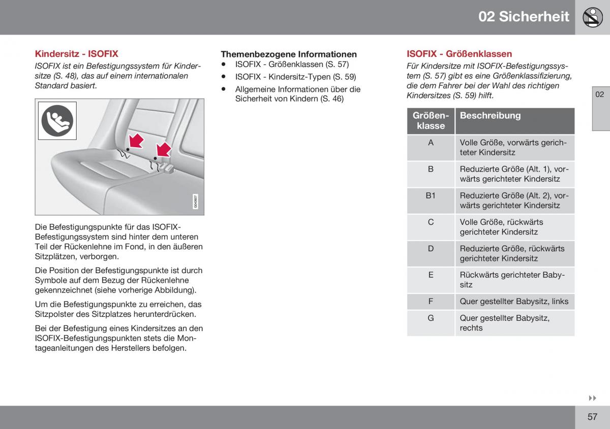 Volvo XC70 Cross Country II 2 Handbuch / page 59