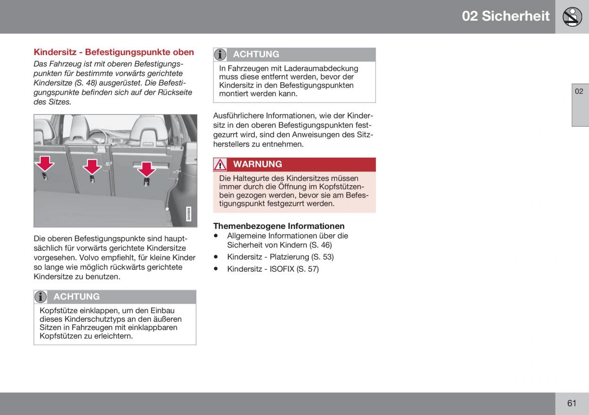 Volvo XC70 Cross Country II 2 Handbuch / page 63