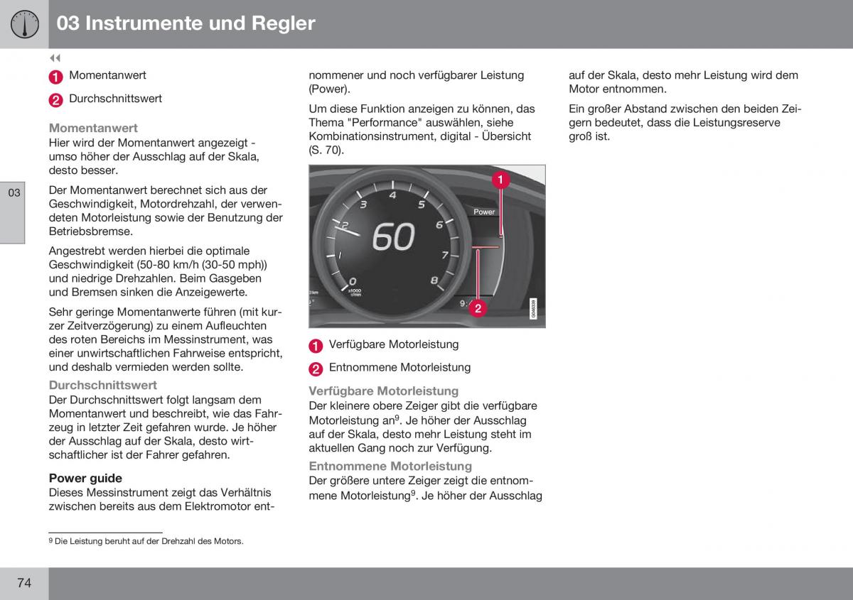 Volvo XC70 Cross Country II 2 Handbuch / page 76