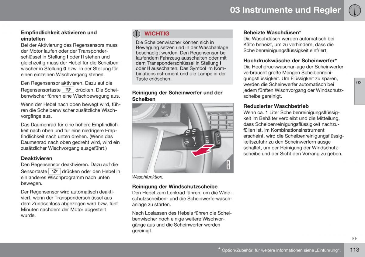 Volvo XC70 Cross Country II 2 Handbuch / page 115