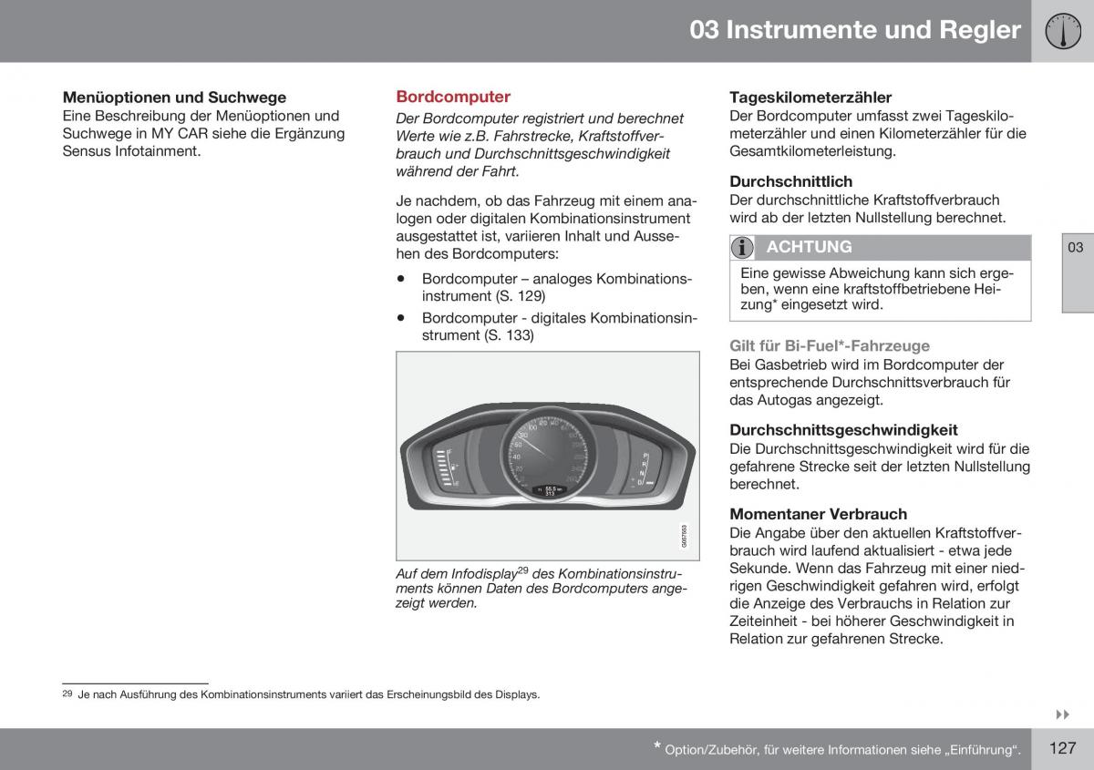 Volvo XC70 Cross Country II 2 Handbuch / page 129