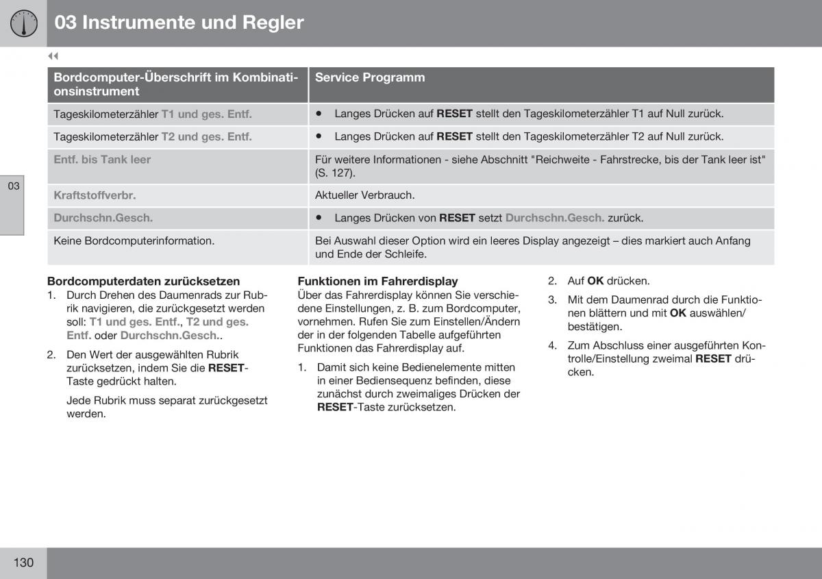 Volvo XC70 Cross Country II 2 Handbuch / page 132